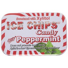 Hand Crafted Bonbons Tin Peppermint Ice Chips bonbons 1,76 oz Candy (6 pack)