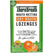 TheraBreath boca humectantes pastillas de menta, mandarina (100 bis)