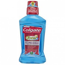 Colgate Total Advanced Pro-Shield Mouthwash, Peppermint, 16.9 fl oz (Pack of 6)