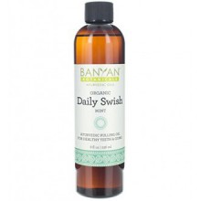 Banyan Botanicals diario del chasquido, la menta, el USDA Organic, 8 oz, ayurvédica aceite tirando de petróleo para la salud ora