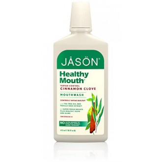 JASON naturel sain Mouth Naturellement combattent les bactéries Mouthwash 16,0 oz