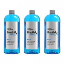 BreathRx Anti-bactérien Mouth Rinse, 3 Bouteille Economy Pack (Chaque bouteille est de 33 onces)