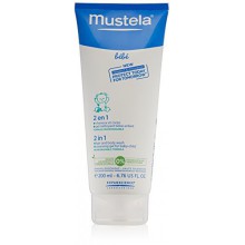 Mustela 2-en-1 de pelo y Body Wash, 6,76 onza