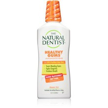 Le dentiste naturel sain Gums gingivite Rincer à saveur d'orange Zest. Le traitement non-menthe pour le saignement des gencives.