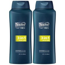 Suave Men 3-in-1 Shampoo + Conditioner + Body Wash - Citrus Rush - 28 oz - 2 pk