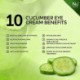 NuNutrients - Cucumber Eye Cream - Soothing Eye Cream for Dark Circles, Wrinkles, and Firmness