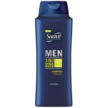 Para hombre Suave Professionals, 3 en 1 champú / acondicionador / Body Wash, Citrus Rush, 28 oz