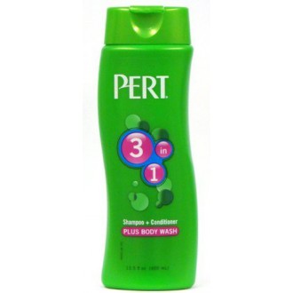 Pert Plus 3-en-1 Champú + Acondicionador + Body Wash 13,5 Oz (Pack de 3)