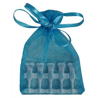 Jeunesse Instantly Ageless 5 Mutli-use Vials (.6mL) in a Beautiful Aqua Organza Gift Bag