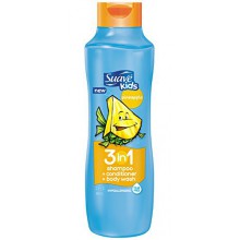 Suave Kids 3 In 1 Shampoo Conditioner and Body Wash, Pineapple, 22.5 Ounce