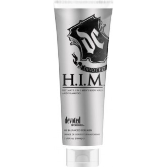 NEW for 2011! Devoted Creations H.i.m. Ultimate 2 in 1 Men's Body Wash and Shampoo - 7 Oz.
