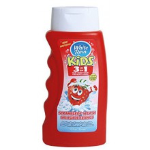 Blanc pluie Enfants Fraise 3 en 1 shampoing / / Body Wash 12 fl. oz.each (Pack de 3)