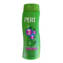 Pert Shampoo Conditioner & Body Wash 3 in 1 Formula 13.5 Oz. &...