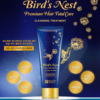 SNP Bird`s Nest Premiun cheveux Total Care Cleansing Treatment 250ml / All in One