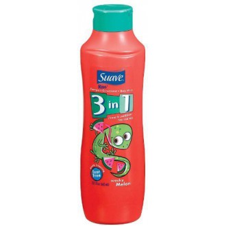 Suave Kids 3-in-1 Shampoo, Conditioner & Body Wash, Wacky Melon-22.5, oz. Gift, Baby, NewBorn, Child