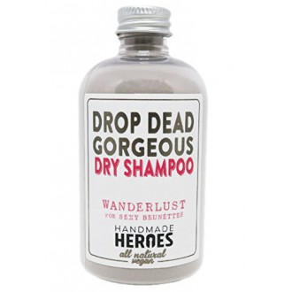 All Natural Vegan Dry Shampoo - Drop Dead Gorgeous Shampooing sec en poudre pour Dark Brunettes Cheveux et légères Blondes Cheve