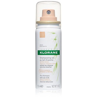 Klorane Shampooing sec Avec Lait d'Avoine - Teinte naturelle - Brunettes, 1 fl. oz