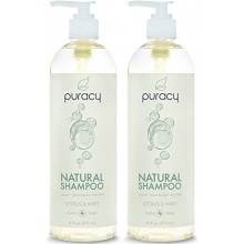 Puracy Natural Shampoo - Libre de Sulfatos - LAS MEJORES diario limpiador para el cabello - Ingredientes clínicamente superior -