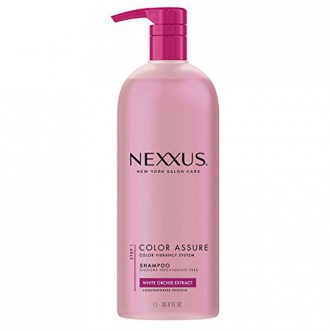 Nexxus color Asegurar Reequilibrio Champú, con Bomba 33,8 oz
