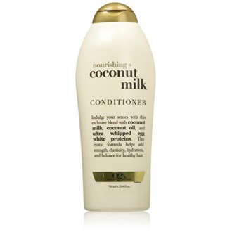 OGX Nourrissant Conditioner, lait de coco, Salon Taille, 25,4 Ounce