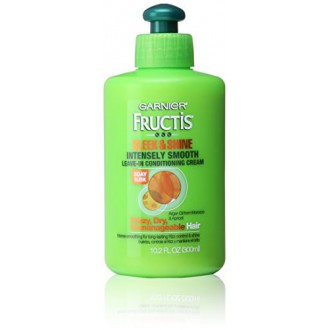 Garnier Fructis Sleek & Shine Intensely Smooth Leave-In Conditioning Cream, 10.2 Fl. Oz.