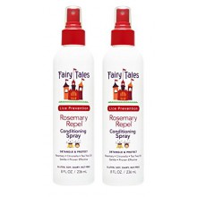 CONTES Rosemary Repel Prévention Lice Leave-In Conditionnement Vaporiser 8 oz, paquet de 2