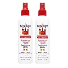 FAIRY TALES Rosemary Repel Lice Prevention Leave-In Conditioning Spray 8 oz, Pack of 2