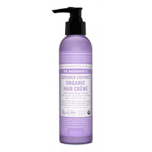 El Dr. Bronner - Lavanda y Coco Acondicionador y Crema Estilo, 6 fl oz crema