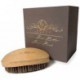 Boar Bristle Beard Brush - The Well Groomed Man's Brush for Styling and Combing Oil