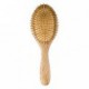 Elfina Portable Paddle Brush, 100% bambou naturel démêlant Brosse à cheveux pour Scalp Massage, 2 tailles disponibles --- L