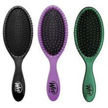 Wet Brush 3 Piece Pack: 1. Black 2. Metallic Purple 3. Pro Select Metallic Mermaid Green