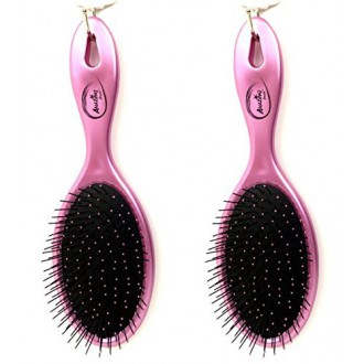 Beauticom (Quantity: 2 Pieces) Amazing Detangling Wet & Dry Hair Brush Flexible Bristles No pain No Tangle Detangle Comb